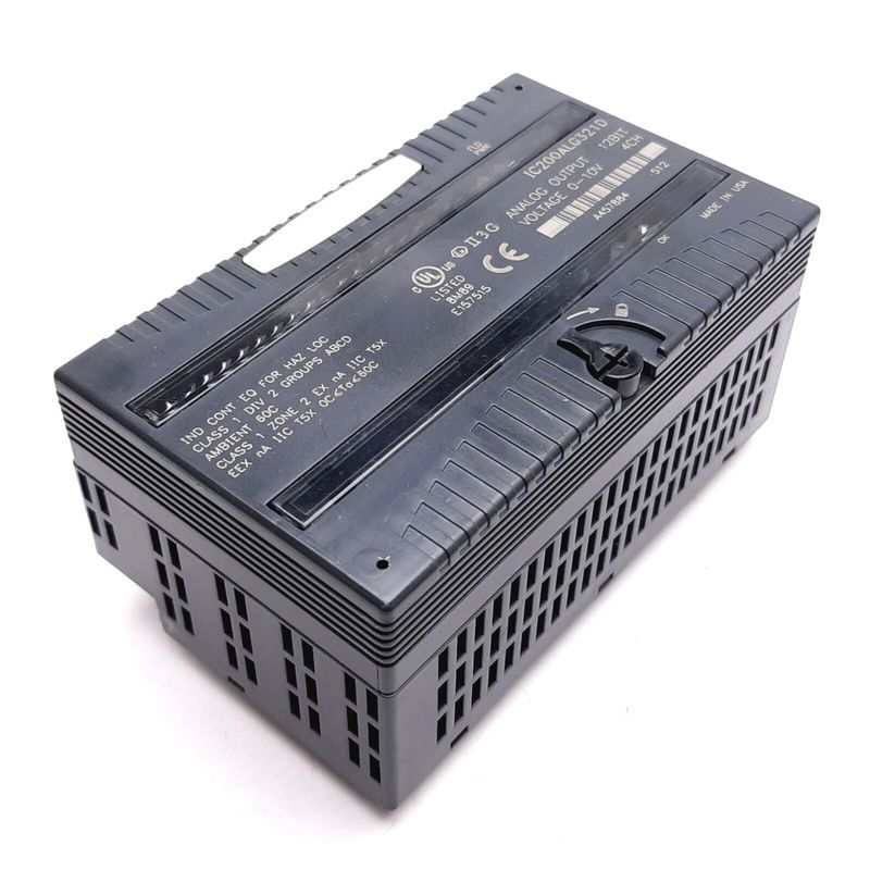 Combinaisons typiques mordues du canal control/IO de la tension 0-10VDC 4 du module 12 de sortie analogique de GE IC200ALG321