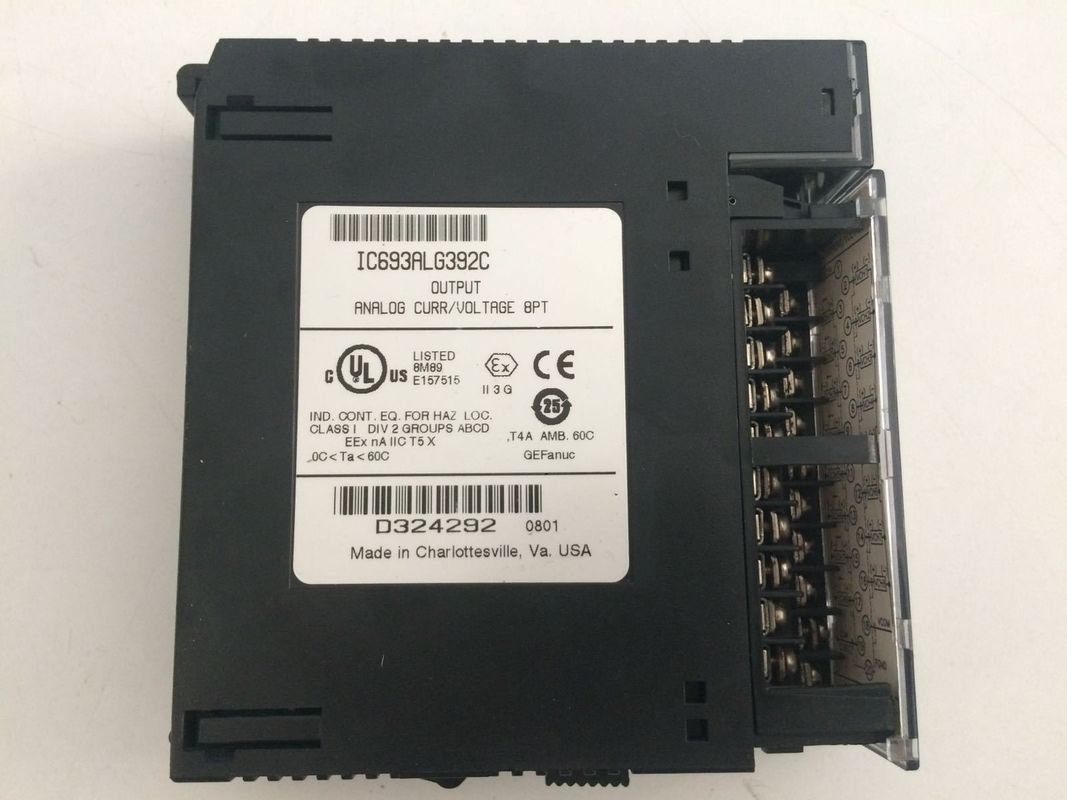 IC693ALG392 GE Fanuc Huit canaux de sortie à extrémité unique fournissant un module de 0 à +10 volts