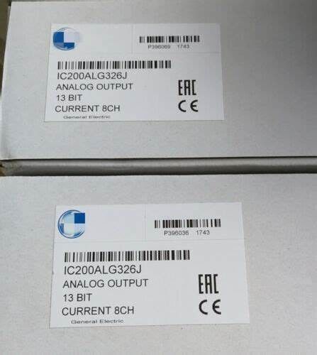 GE IC200ALG326 y compris la réplique; 2A maximum d'incursion, 100 mA maximum (sans charge), 185 mA maximum
