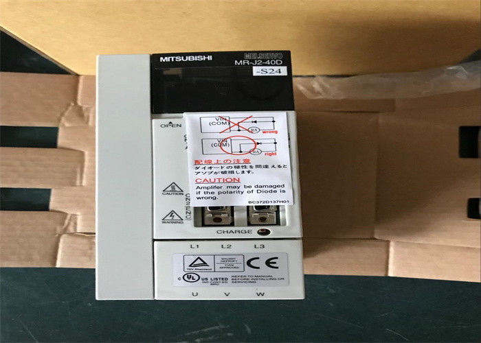 Mitsubishi Electric Industrial 400W 3phase AC Servo Amplificateur MR-J2-40D-S24 Nouveau moteur