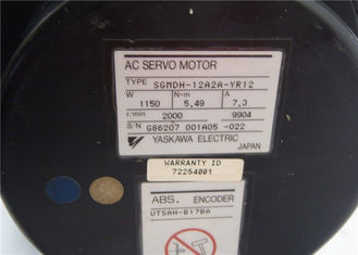 Le moteur de servo industriel Yaskawa est un moteur de servo électrique à courant alternatif de 1150W 7.3A SGMDH-12A2A-YR12