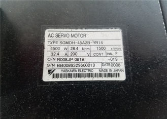 Servo moteur industriel Yaskawa électrique 4500 W 1500 RPM SERVO moteur SGMDH-45A2B-YR14
