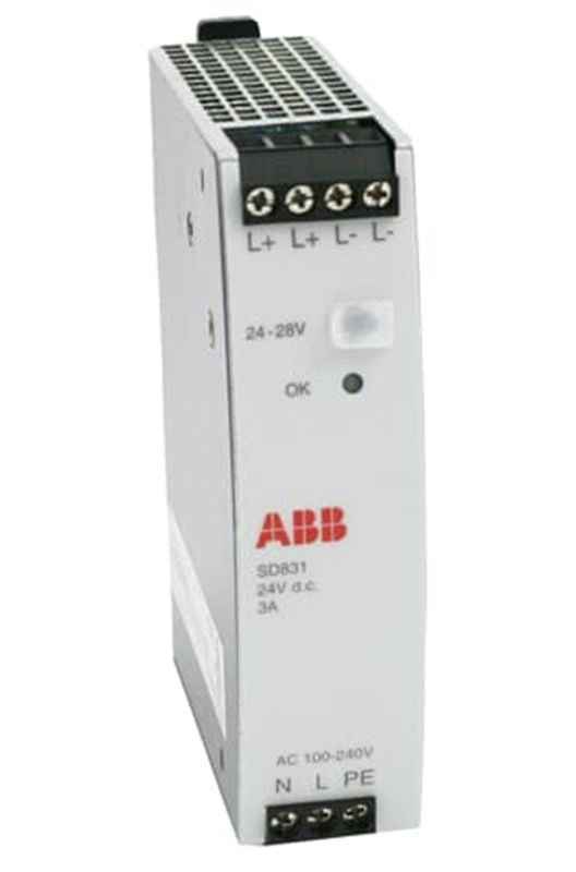 ABB 3BSC610064R1 SD831 L'alimentation électrique entrée AC 100-240 V sortie DC 24 V 3A