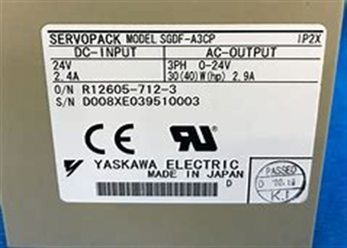 La marque Yaskawa SGDF-A3CP 24V AC Servo Drives est une nouvelle original dans la boîte