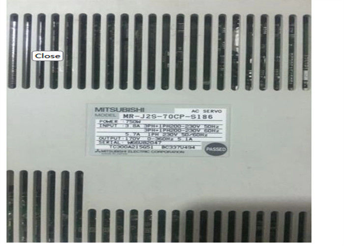 MR-J2S-40CP-S186 Servo-entraîneurs industriels pour une stabilité de fréquence de 200 à 230 VAC