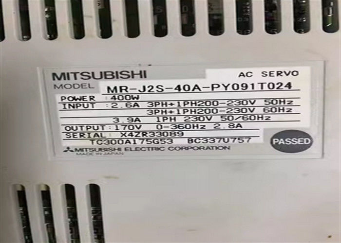 Servo moteur à courant continu à couple élevé japonais MR-J2S-40A-PY091 pour machines industrielles
