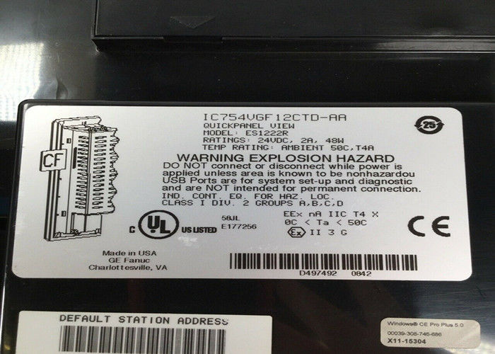 GE IC754VSI12CTD ES1222R IC754VGF12CTD alimenté par un câble d'alimentation 12 ou 24 VDC