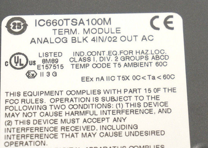 L'ensemble terminal GE Fanuc IC660TSA100 est l'ensemble terminal pour un bloc d'E/S.