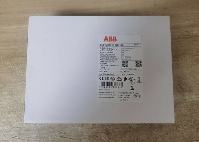 ABB PSR45-600-70 1SFA896111R7000 Un courant de fonctionnement nominal maximal de 45 A avec une portée de tension de fonctionnement