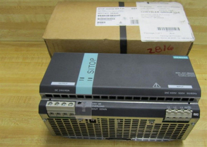 Siemens 6EP1 437 3BA00 Entrée d'alimentation électrique 400-500 V 3 CA Sortie: 24 V CC/40 A Notes