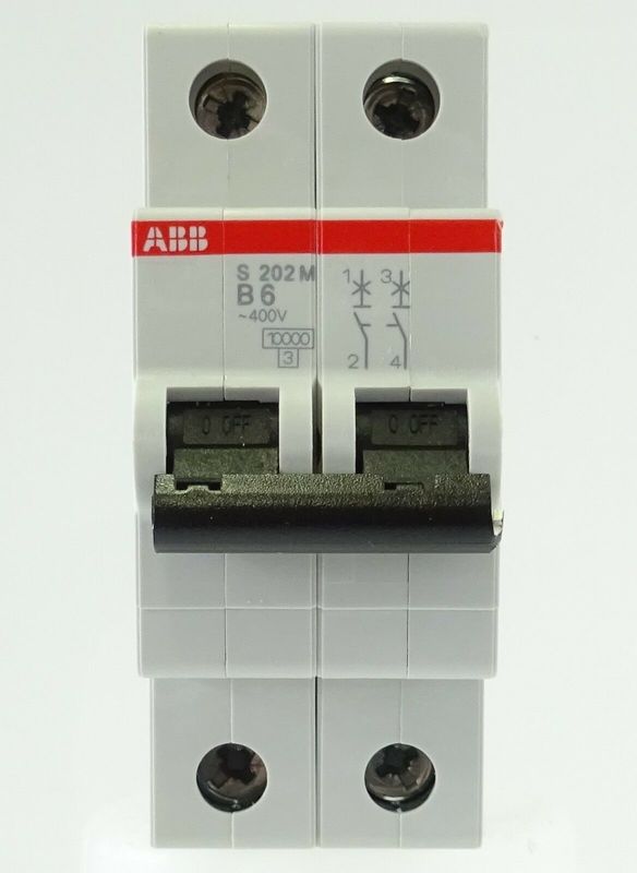 ABB 2cds272001r0065 s202m-b6 Détecteur de courant auxiliaire de la série S200